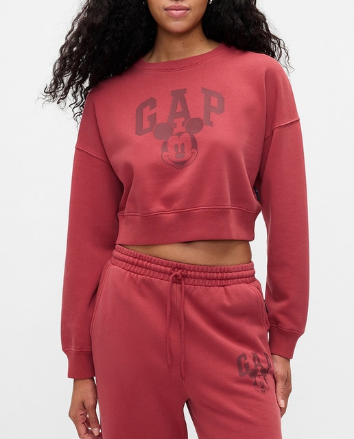 Imagen 0 de Sudadera de mujer con cuello redondo Y logotipo de Gap en la parte delantera