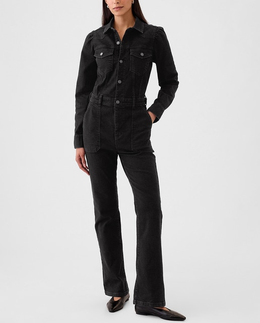 Imagen 0 de Mono vaquero de mujer con botones delanteros