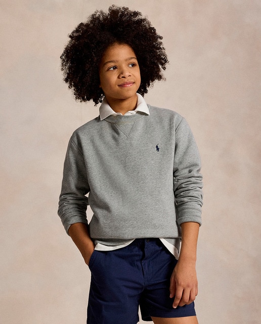 Imagen 0 de Sudadera unisex de felpa con cuello redondo