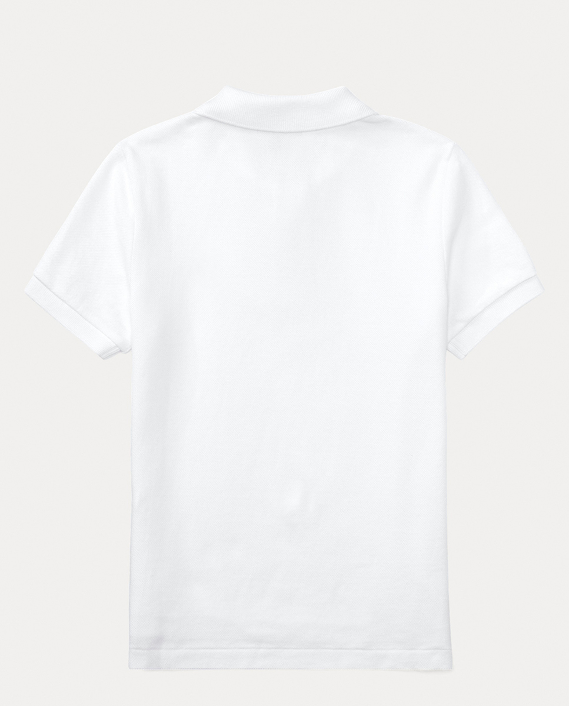 Polo de Algodão - Branco Branco-8