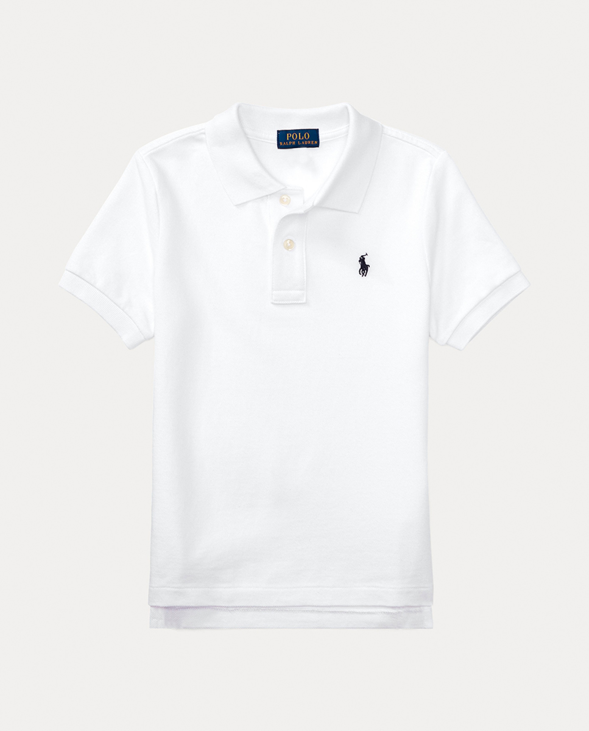 Polo de Algodão - Branco Branco-7