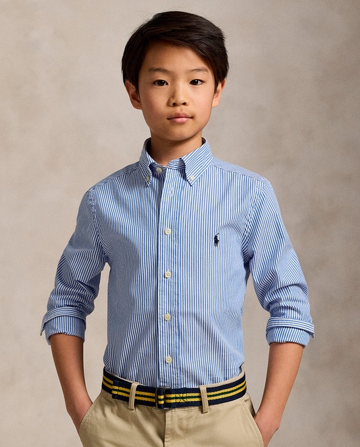 Imagem 0 de Camisa de Criança de Algodão às Riscas