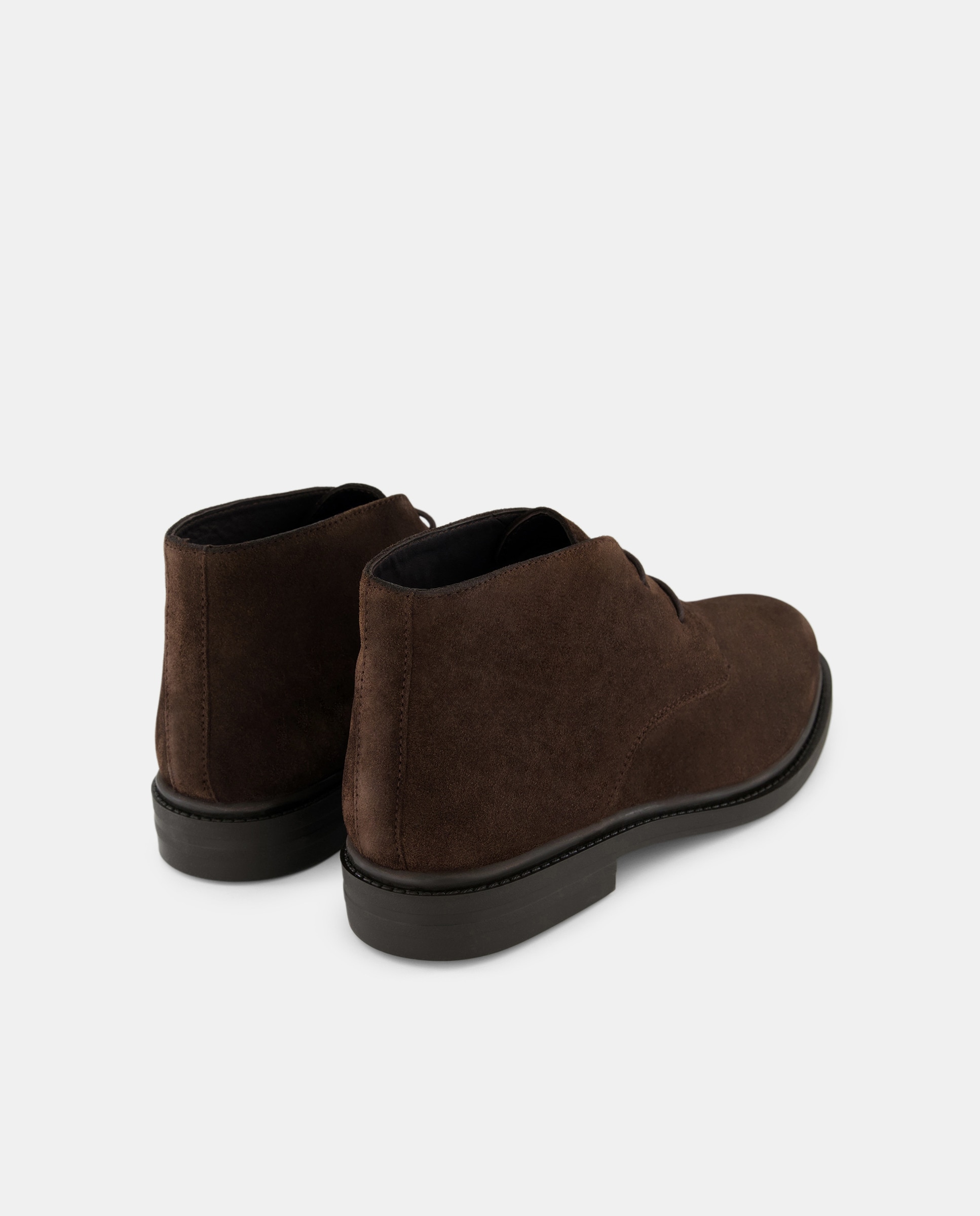 Botas com Fecho de Atacadores Castanho-3