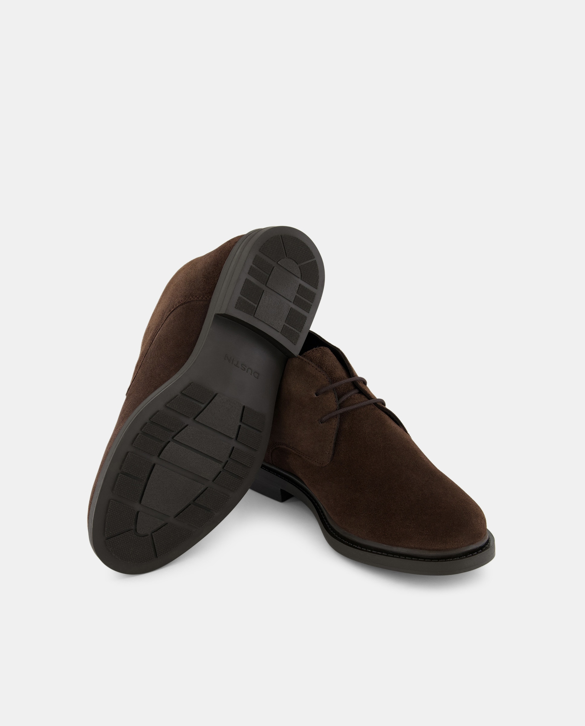 Botas com Fecho de Atacadores Castanho-2