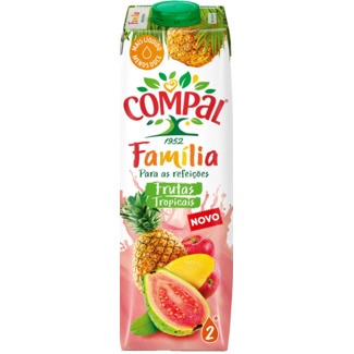 Família Néctar de Frutos Tropicais embalagem 1 L - Compal