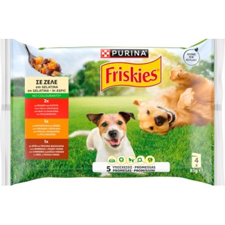 Alimento Húmido para Cão sabor Frango 4 unidades embalagem 85 g - Friskies