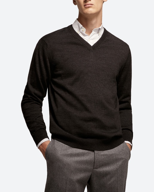 Imagen 0 de Jersey básico de hombre con el cuello de pico