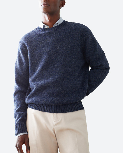 Imagen 0 de Jersey de hombre cuello redondo shetland