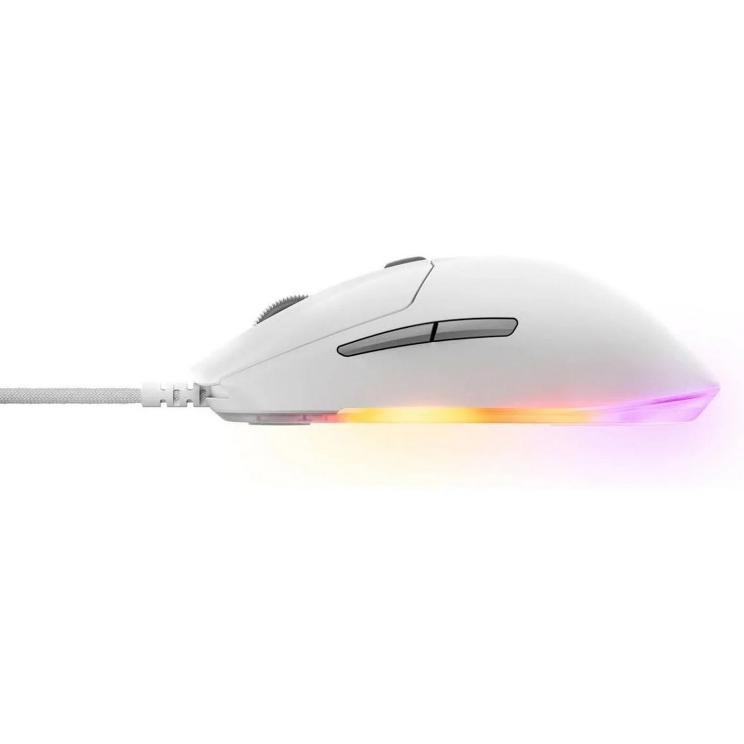 Rato Gaming SteelSeries Rival 3 Gen 2 com Fio - Branco Branco-4