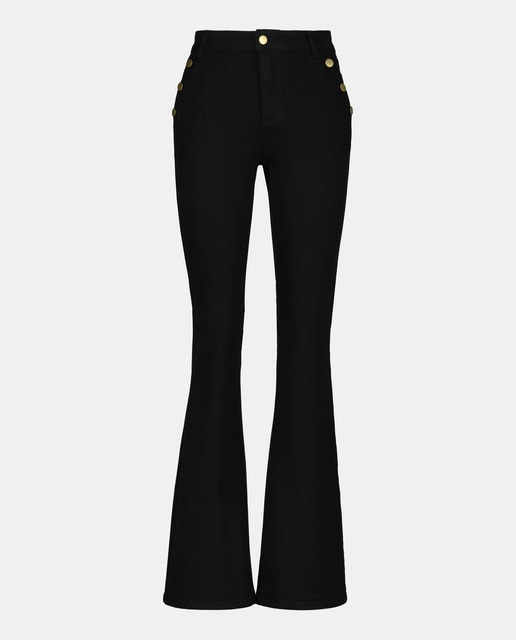 Imagem 0 de Jeans à Boca de Sino com Botões