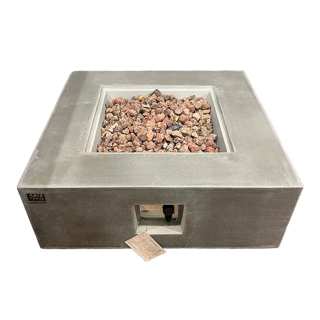 Imagen 0 de Mesa de exterior con brasero LPG Loa gris  de 16 kw