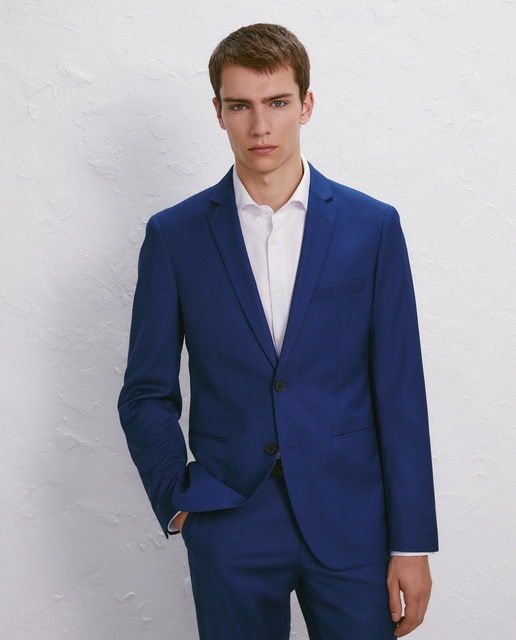 Imagen 0 de Chaqueta de traje para hombre lisa