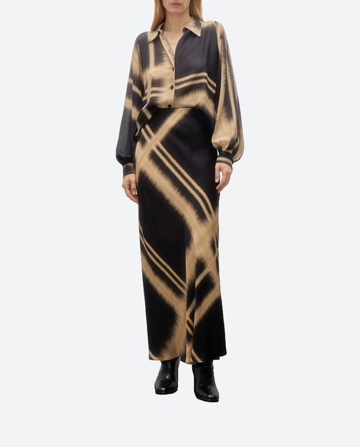 Imagen 0 de Blusa de mujer de manga larga japonesa estampada