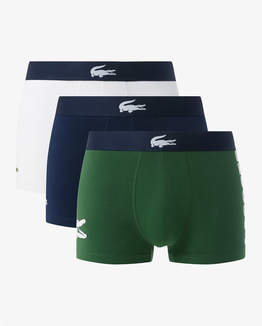 Imagen 0 de Pack de 3 calzoncillos de algodón elástico con logo en la cintura