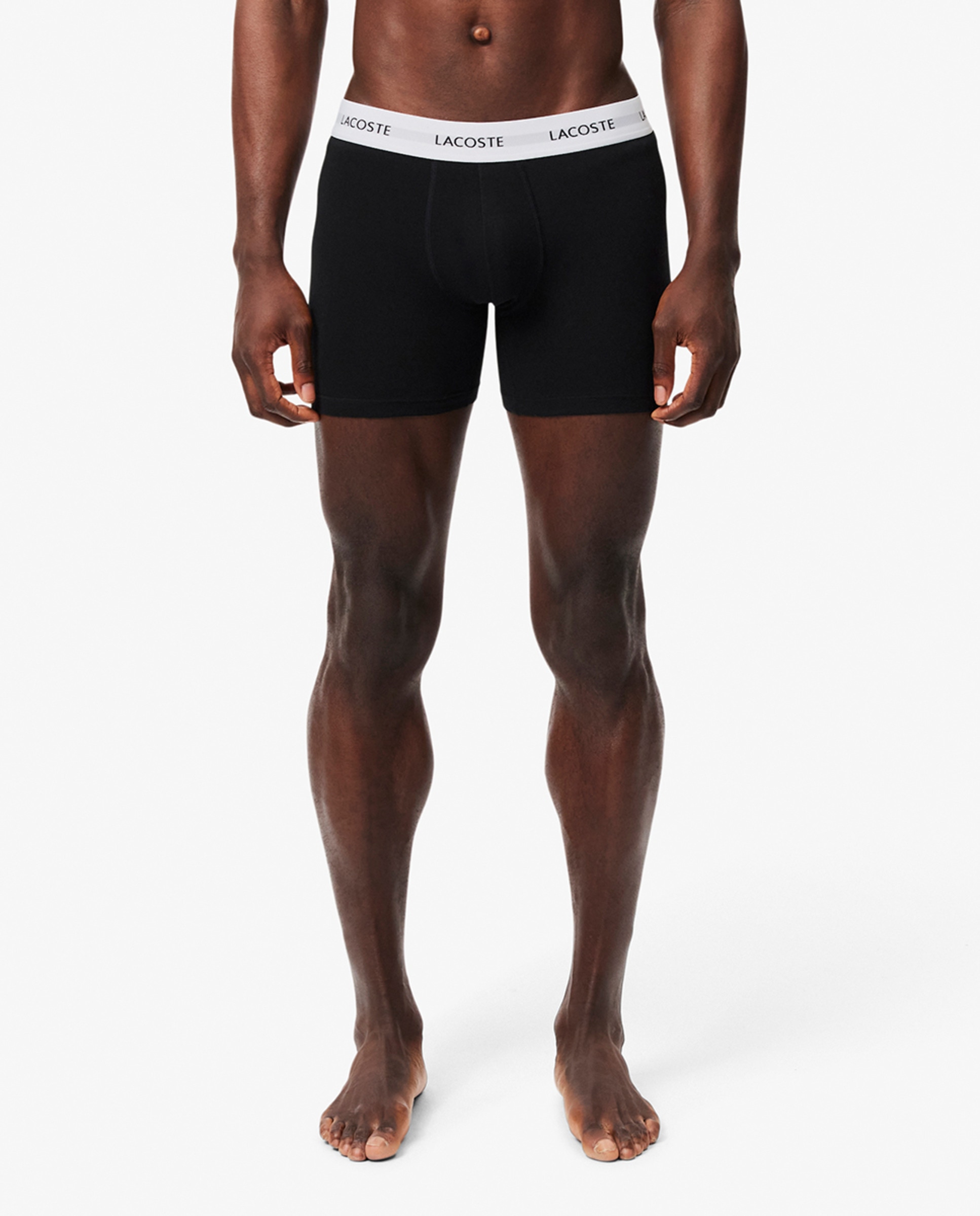 Pack de 3 Boxers de Algodão Elástico com Logótipo na Cintura Multicolor-3