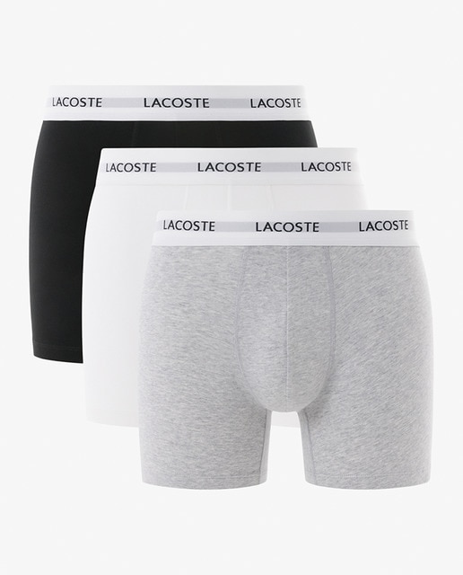 Imagen 0 de Pack de 3 calzoncillos de algodón elástico con logo en la cintura