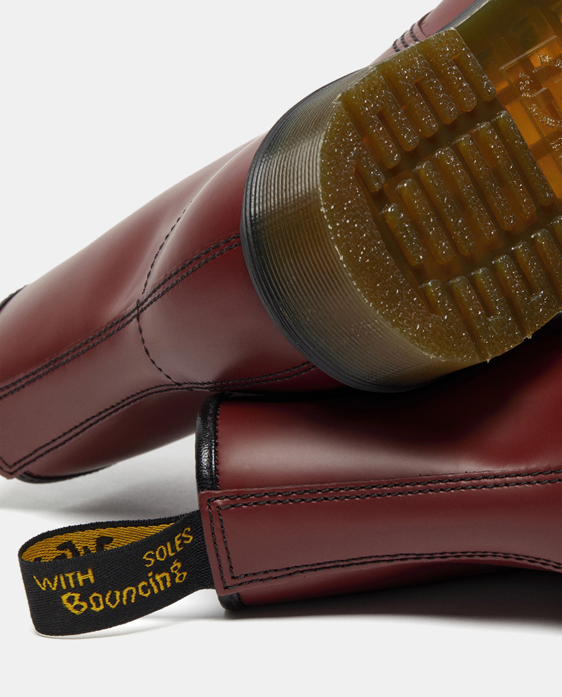 Botas Unissexo Dr. Martens -1460 Green Smooth Vermelho-7
