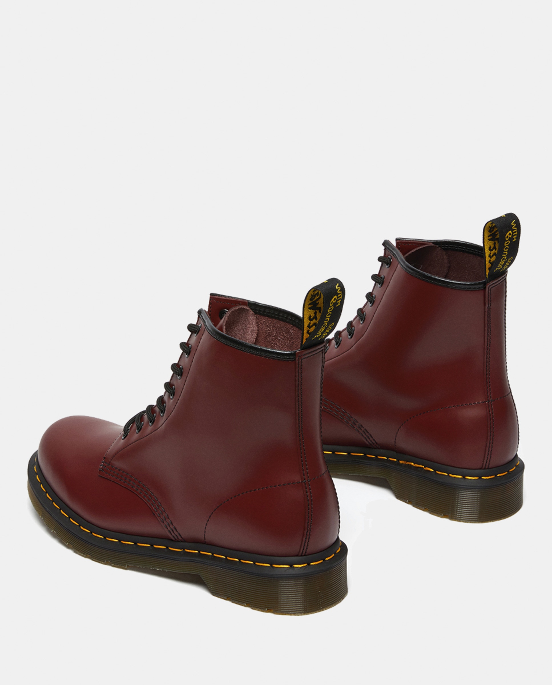 Botas Unissexo Dr. Martens -1460 Green Smooth Vermelho-4