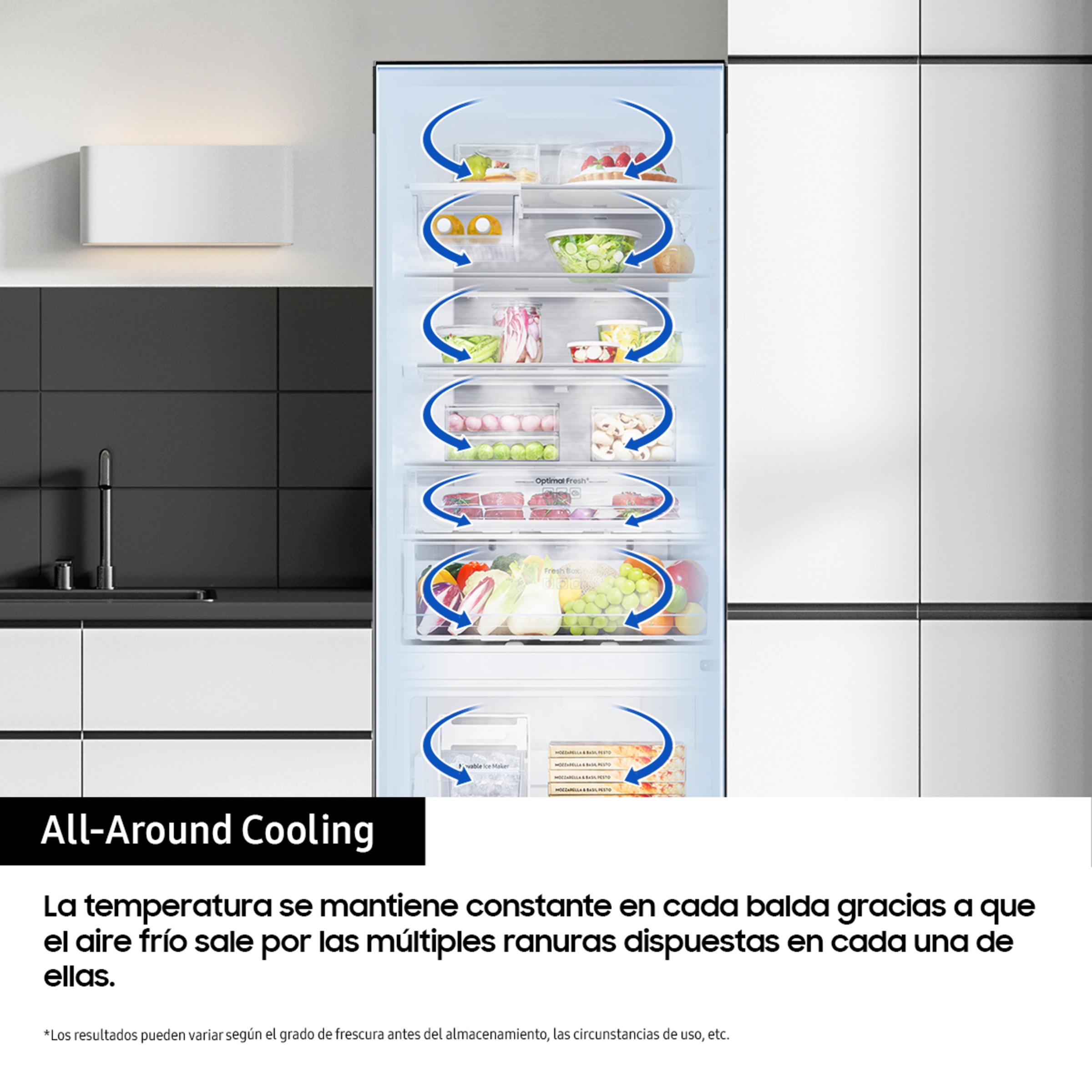 Frigorífico Combi Samsung con IA, ancho especial - RB53DG703DS9EF Inox-6