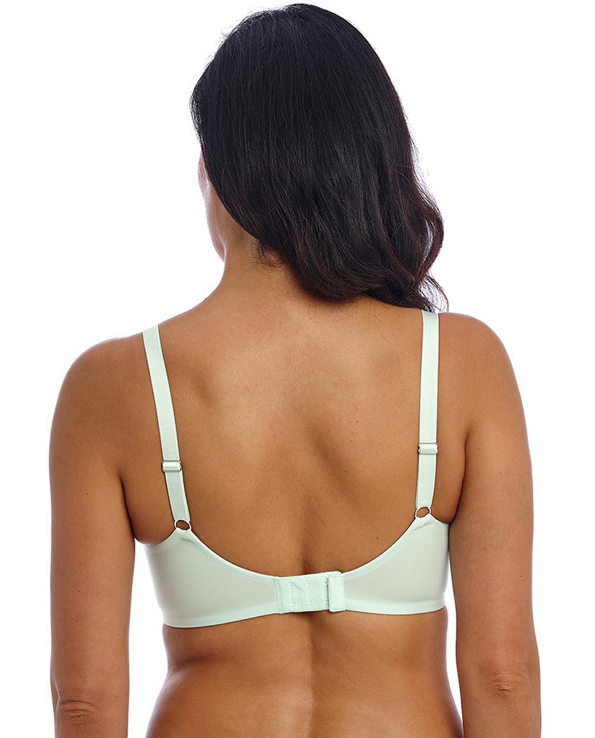Soutien Push-Up com Aro e Renda Floral Verde-3