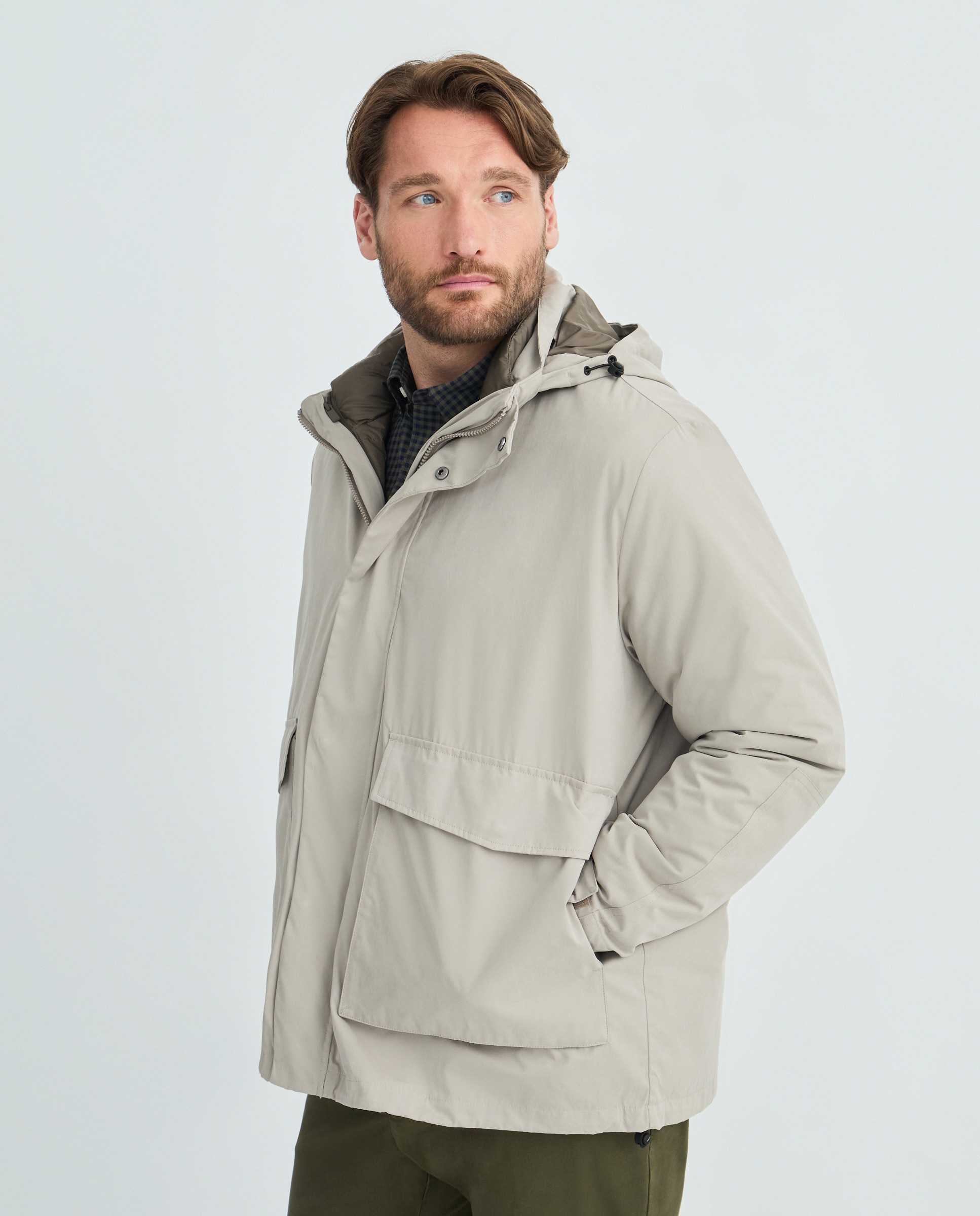 Dustin Parkas Hombre El Corte Ingles Parka Tres En Uno De 3XL Gris