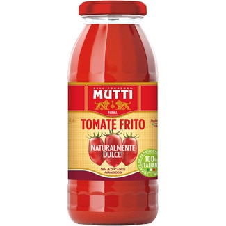 tomate frito 100% italiano naturalmente dulce sin azúcares añadidos frasco 300 g - Mutti