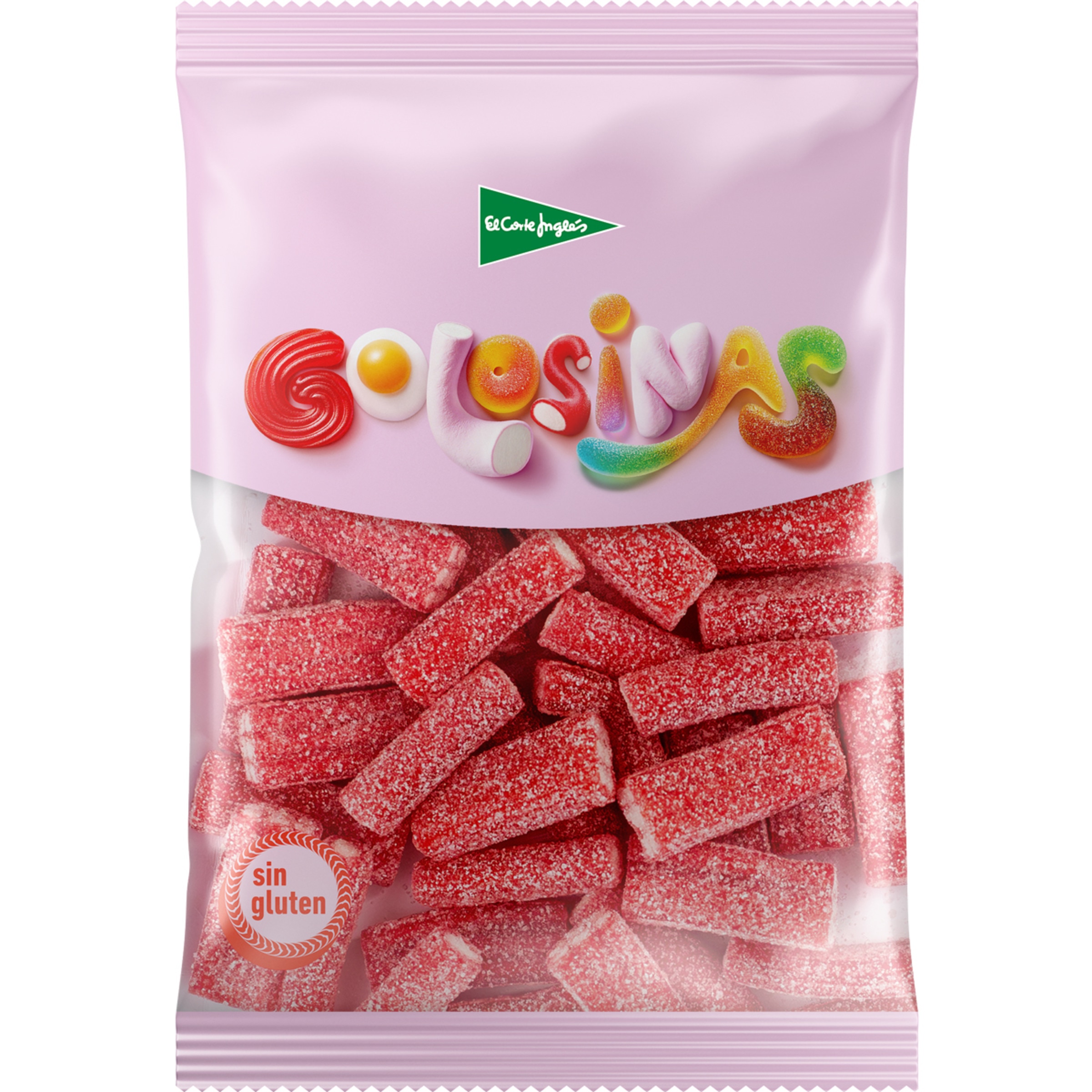 Golosinas regaliz relleno sin gluten bolsa 200 g
