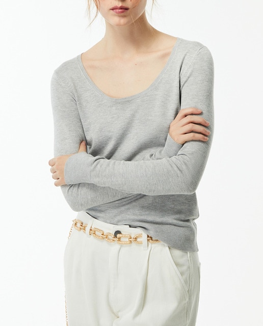 Imagen 0 de Jersey básico cuello olla