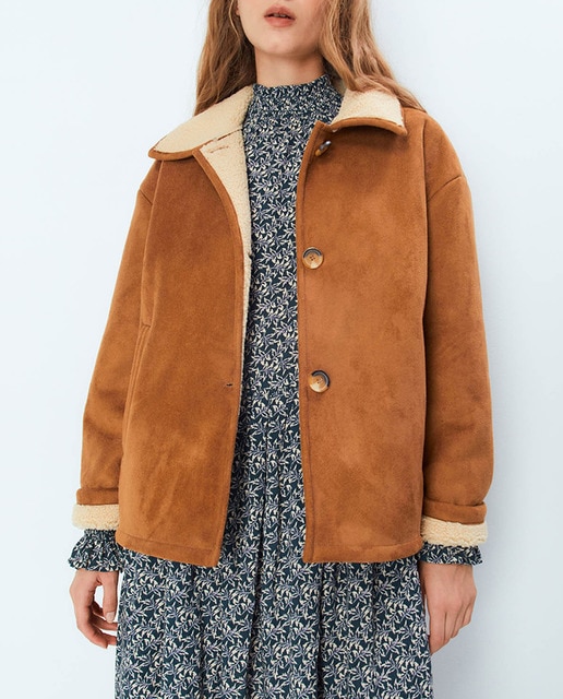 Imagen 0 de Abrigo de mujer doble faz