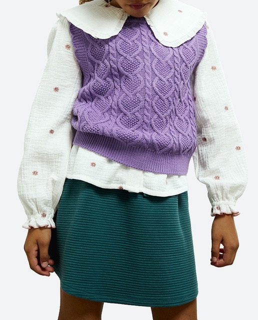 Imagen 0 de Chaleco tricot volante