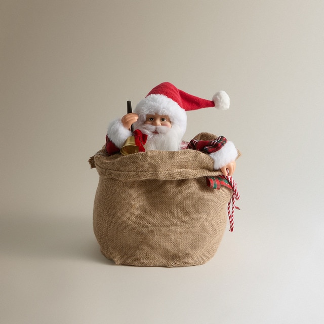 Imagen 0 de Muñeco Papá Noel Saco con música Navidad