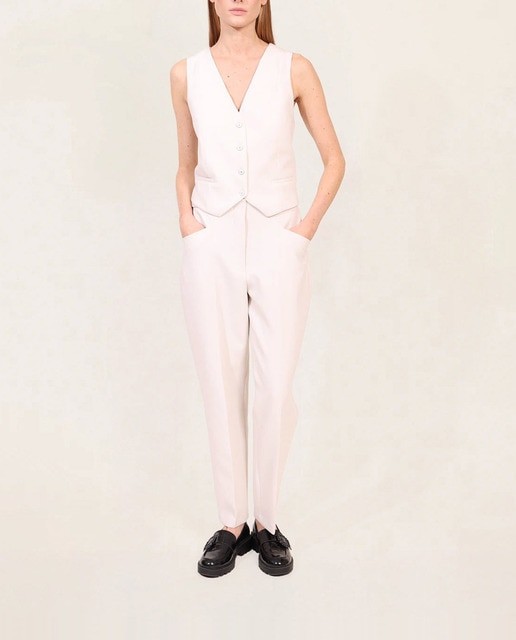 Imagen 0 de Pantalón de mujer corte recto y bolsillos delante