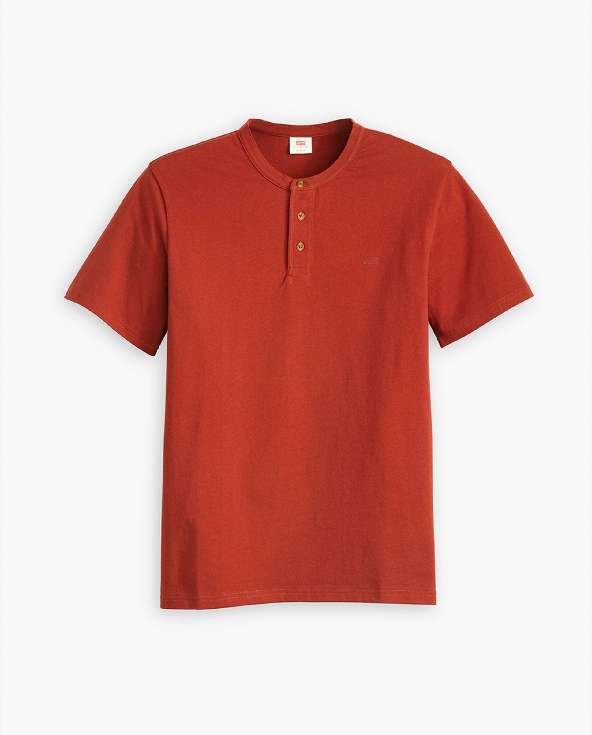 Imagen 0 de Camiseta de hombre de manga corta tipo henley