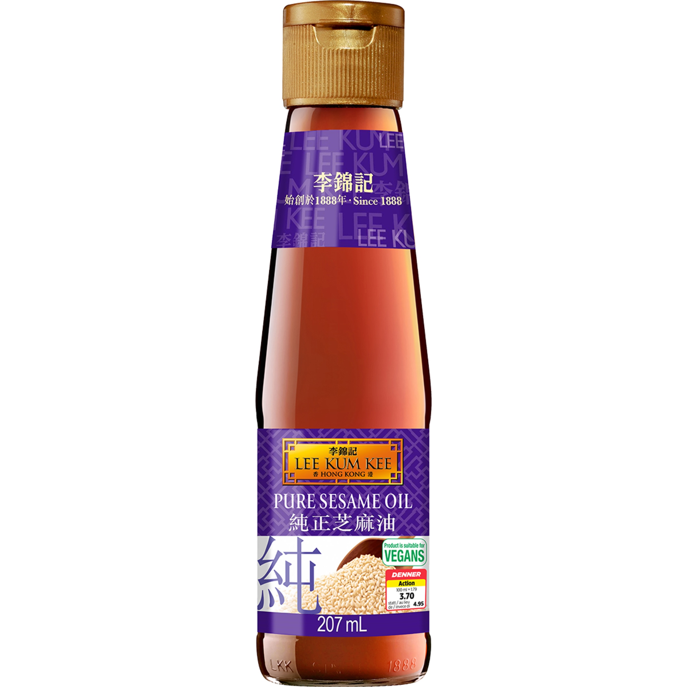 Óleo de Sésamo Puro garrafa 207 ml