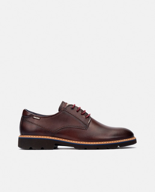 Imagem 0 de Sapatos de Atacadores e Bluchers em Pele - Castanho