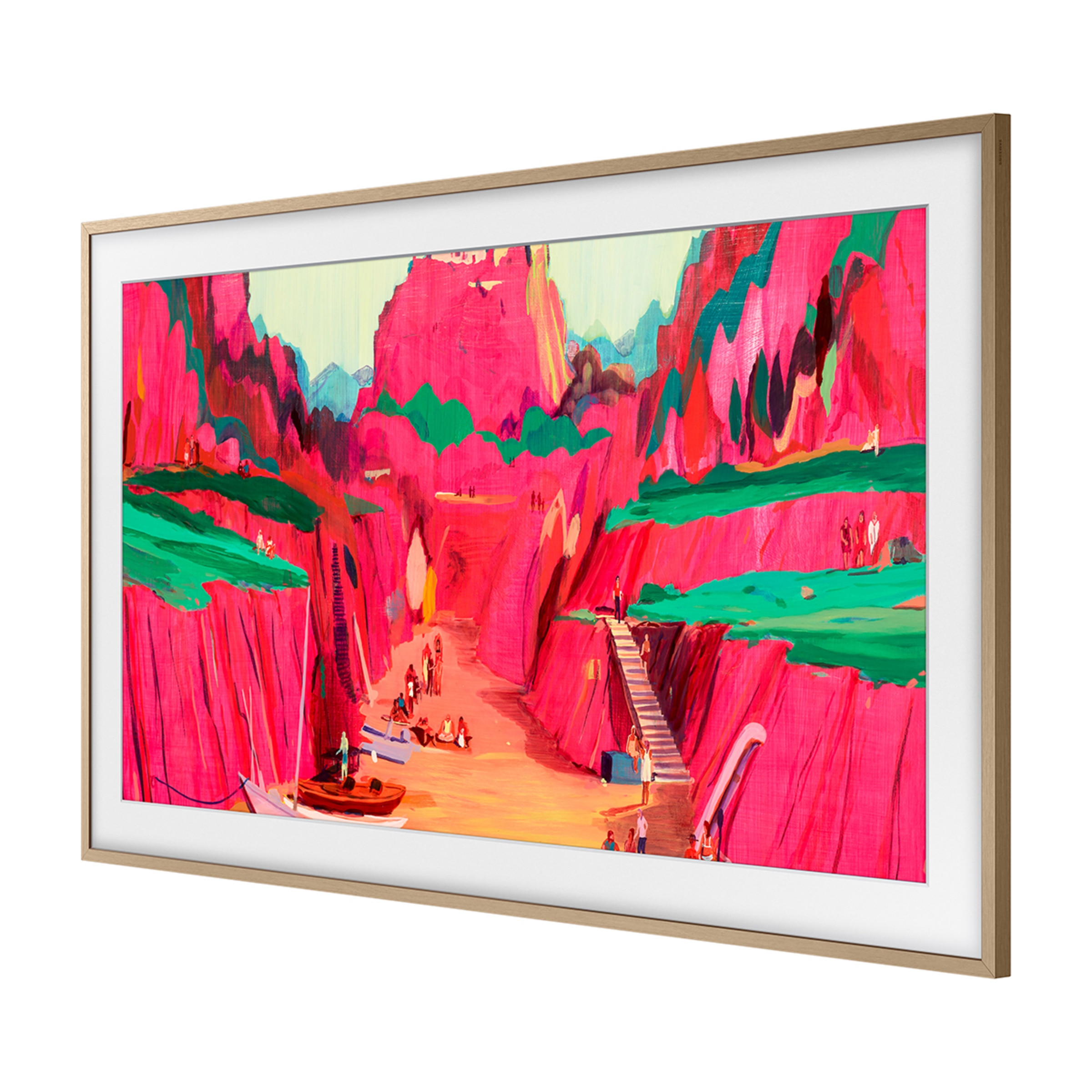 Marco para TV Samsung The Frame / The Frame Pro 2025 85" VG-SCFF85TKBXC color teca Teca-3