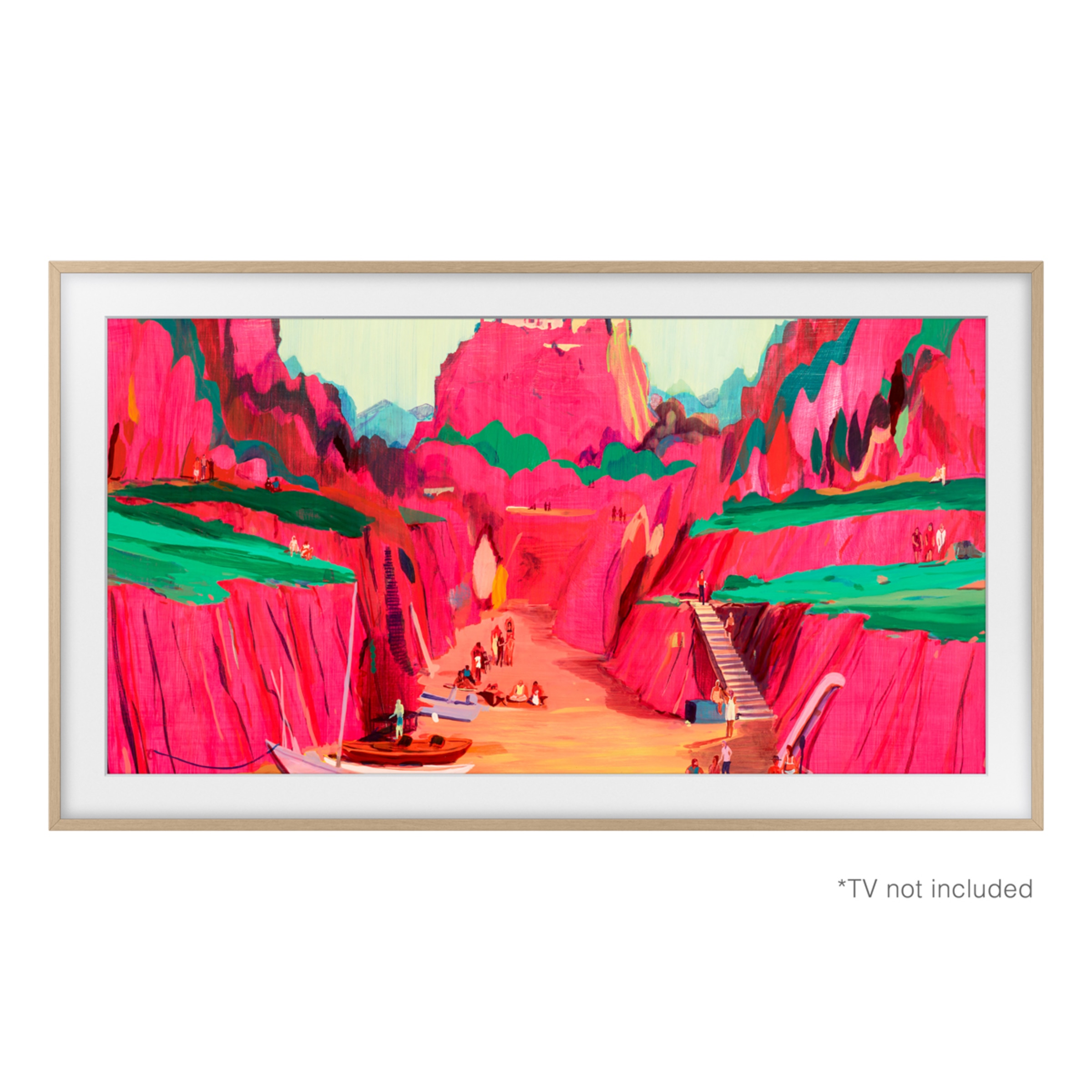 Marco para TV Samsung The Frame / The Frame Pro 2025 85" VG-SCFF85TKBXC color teca Teca-1