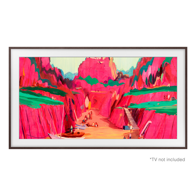 Imagen 0 de Marco para TV Samsung The Frame / The Frame Pro 2025 65" VG-SCFF65BWBXC color marrón