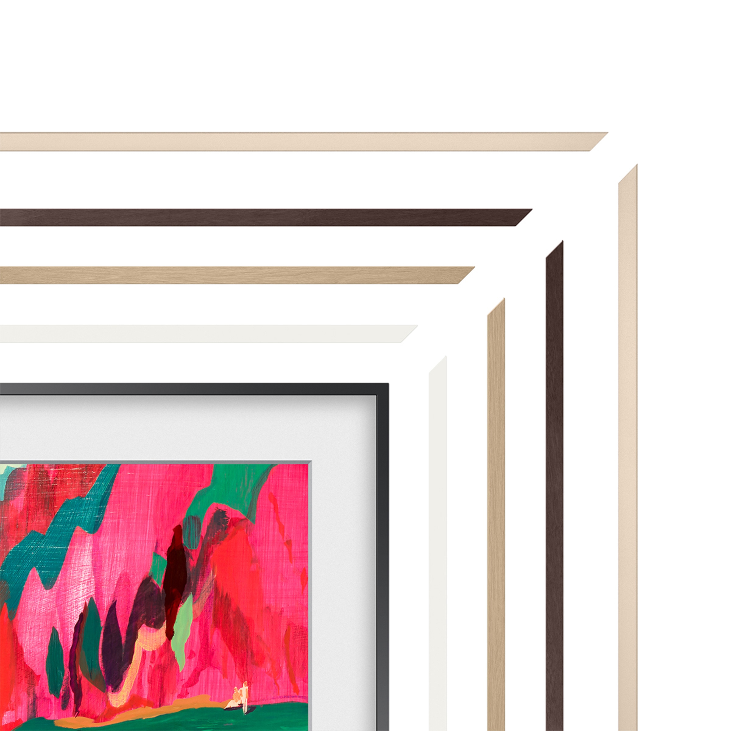 Marco para TV Samsung The Frame / The Frame Pro 2025 85" VG-SCFF85BWBXC color marrón Marrón-8