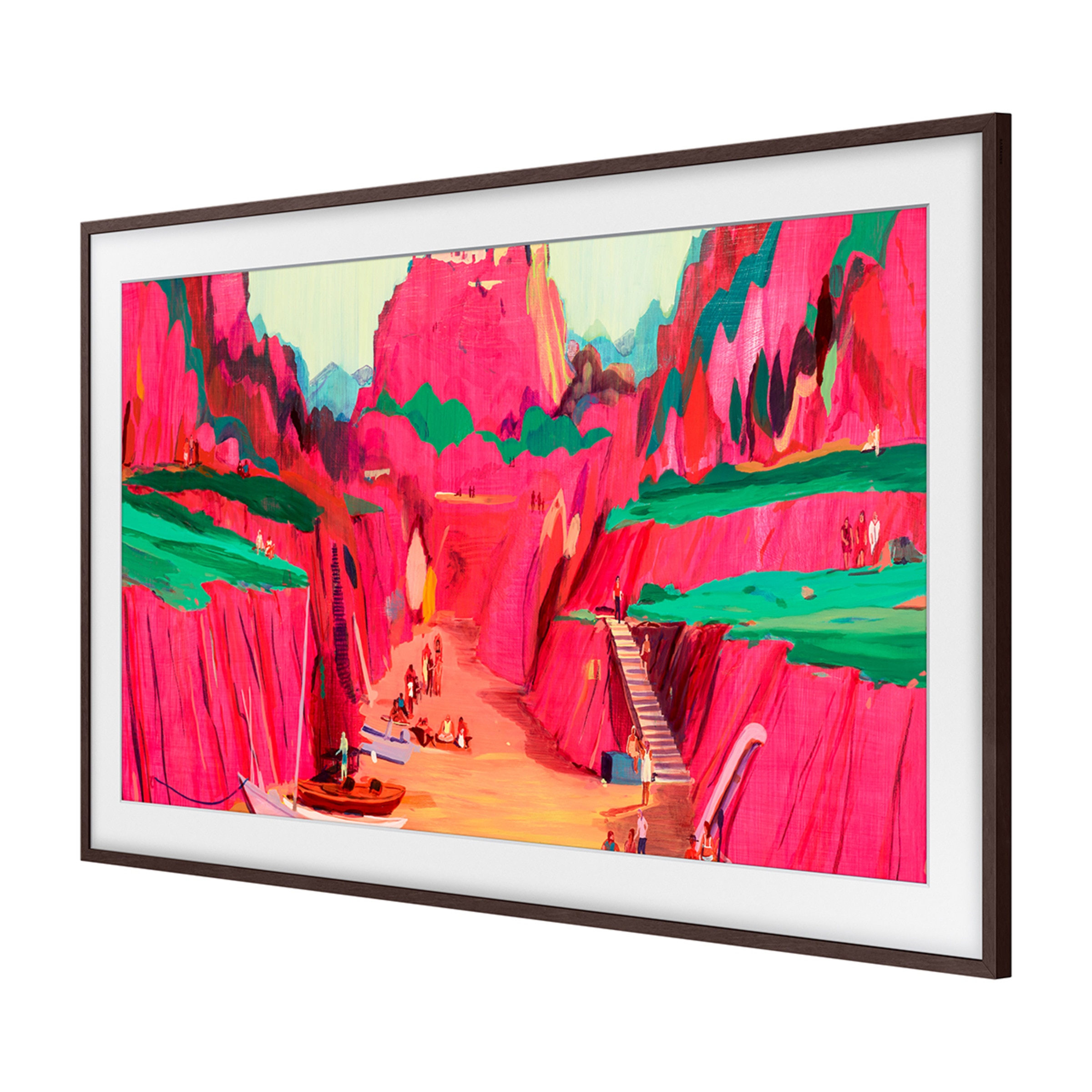Marco para TV Samsung The Frame / The Frame Pro 2025 85" VG-SCFF85BWBXC color marrón Marrón-3