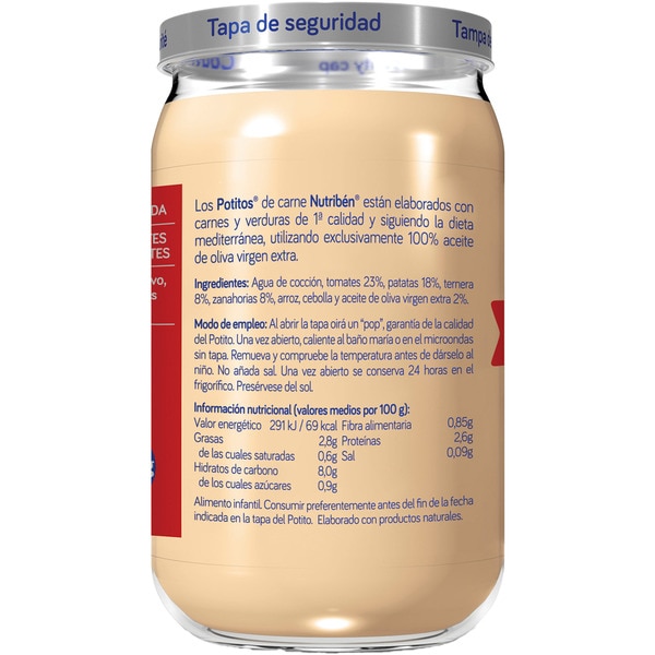 Potitos Gläschen Tomaten, Kartöffelchen und Huhn stärkefrei ab 6 Monaten Schale 235 g