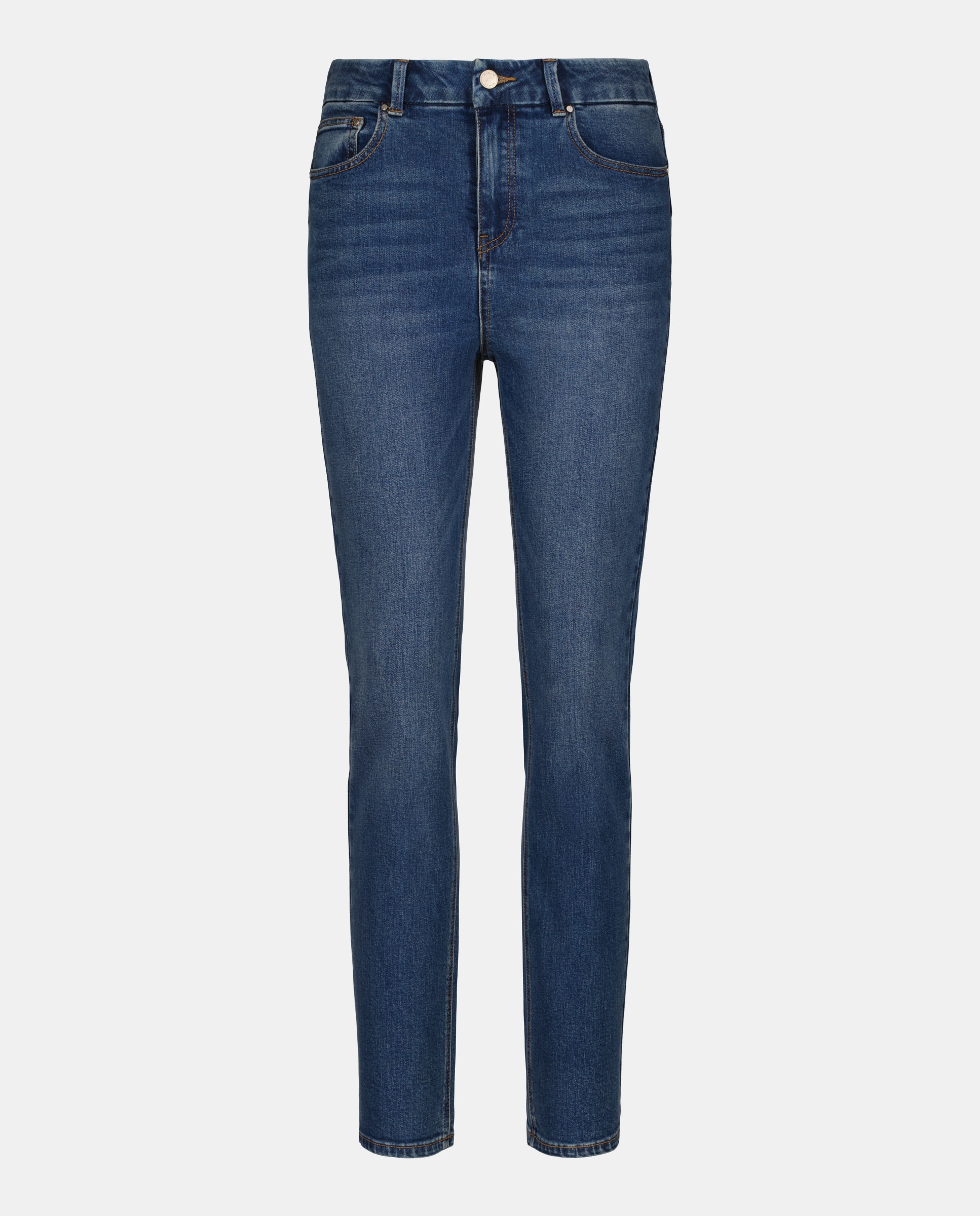 Jeans Push-Up com Lavagem Azul-4