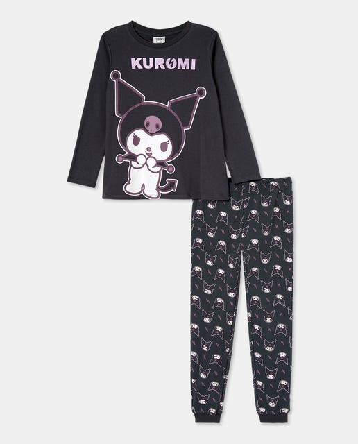 Imagem 0 de Pijama Completo de Malha com Estampado Peppa Pig