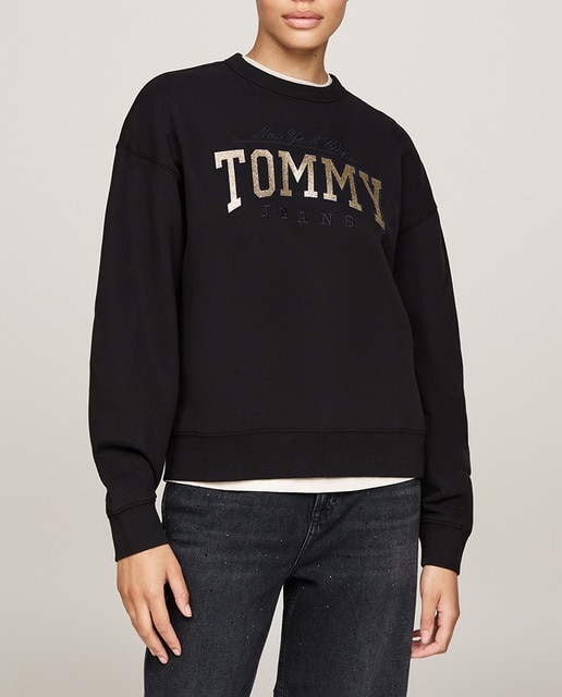 Imagen 0 de Sudadera de mujer relaxed fit con logo glitter