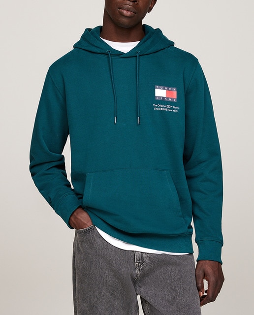 Imagen 0 de Sudadera de hombre con capucha y logo bandera