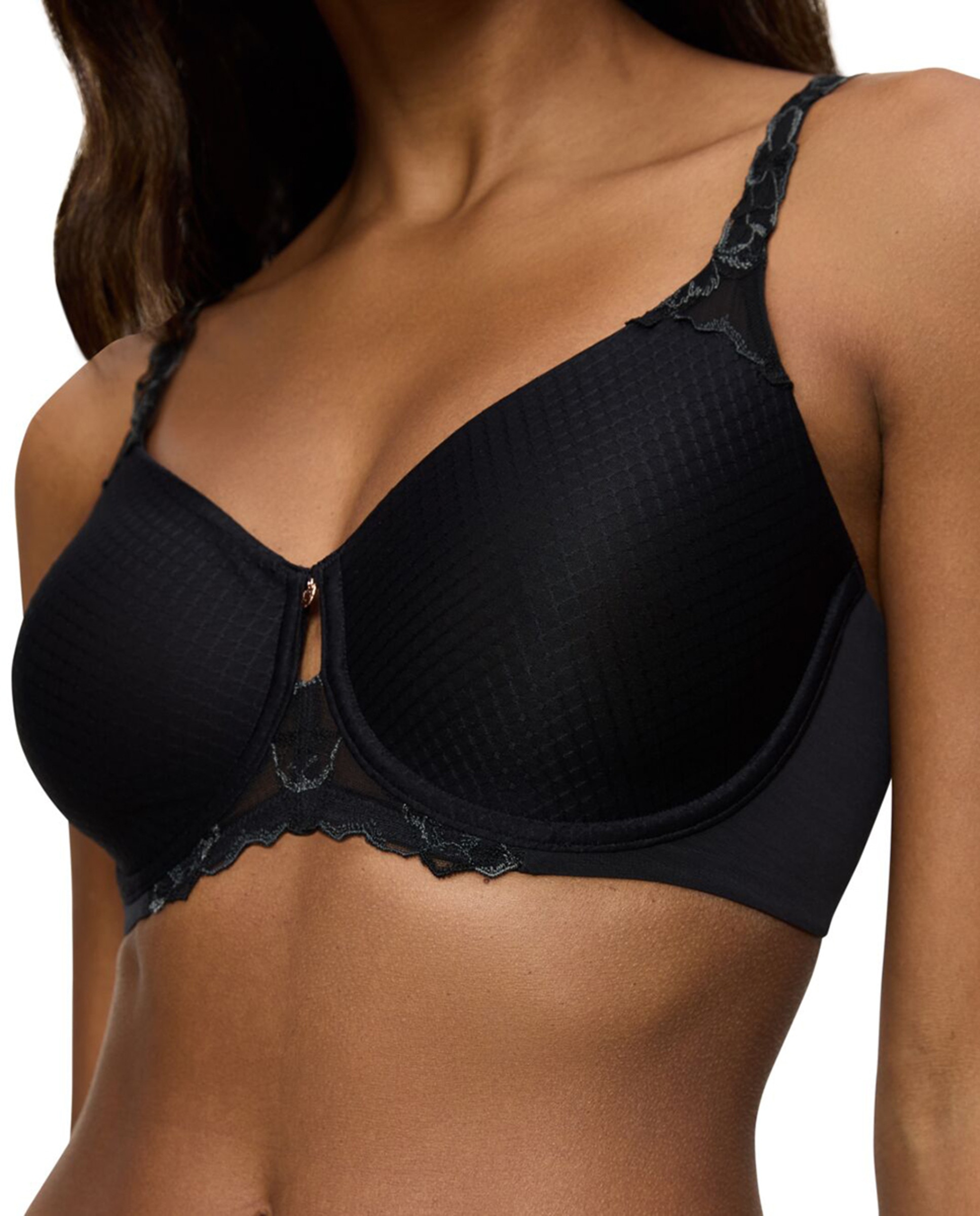 Soutien Redutor com Aro Ergonómico e Tecido 3D Preto-3