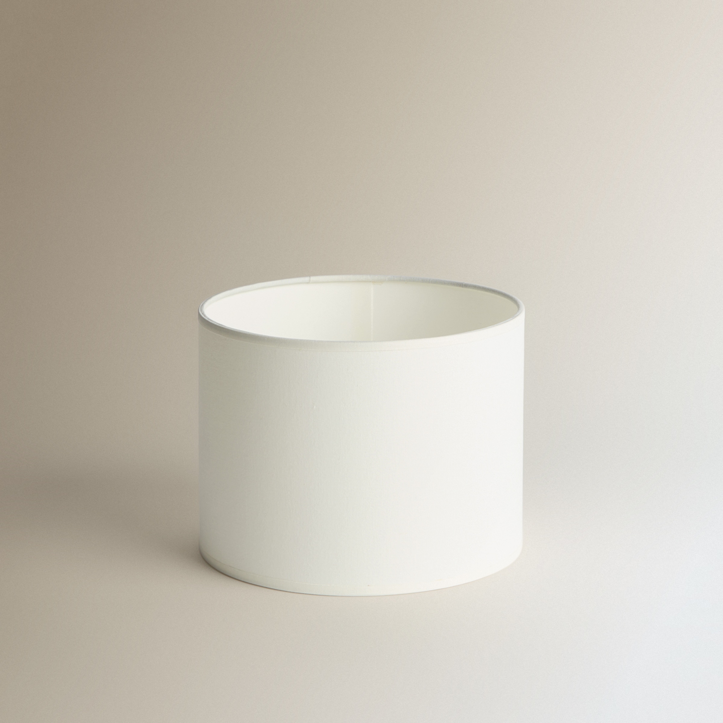 Abajur cilíndrico Niza Branco-marfim-1
