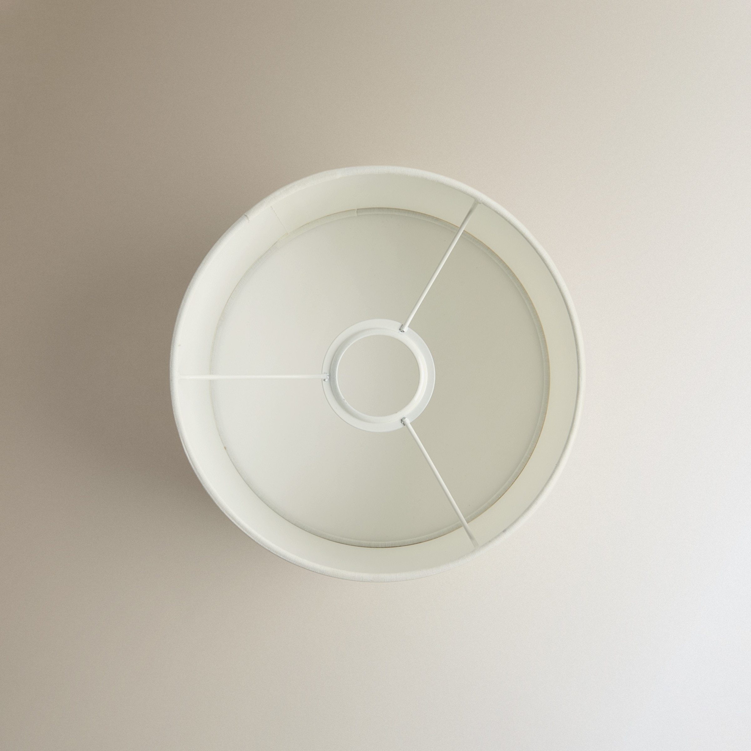 Abajur cilíndrico Niza Branco-marfim-3