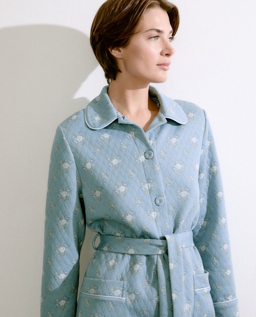 Imagem 0 de Robe Cruzado com Estampado Floral