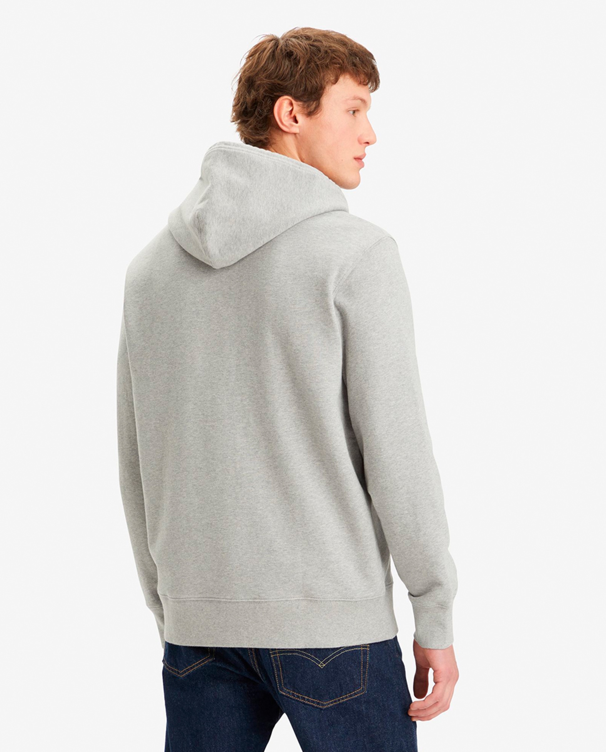 Sweatshirt de homem com capuz Cinzento-2